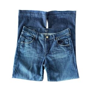 Citizens of Humanity High Rise Wide Leg Jeans Size 27